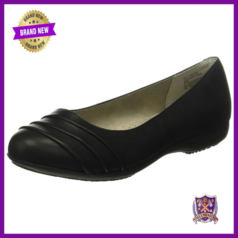 Women's Ballet Flats With Memory Foam Arch Support Slip-On